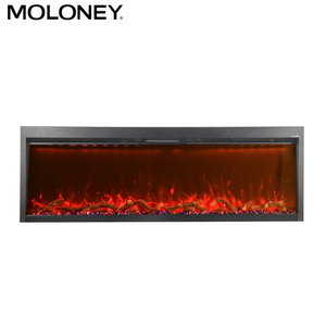 Quemador eléctrico de pared con cristal decorativo, <span class=keywords><strong>chimenea</strong></span> eléctrica de pie con efecto de llama real - Product Image 6