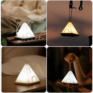 Lanterne de camping LED étanche, rechargeable par USB, lampe de table d'urgence, batterie 1200 mAh, lumière de tente portable, 6 modes d'éclairage pour tente - Product Image 5