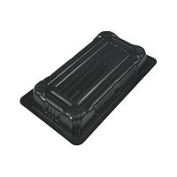 Assiettes et bols en plastique PET de qualité alimentaire, fourniture d'usine, pour plats à emporter, stockage alimentaire, plateau à pizza, sushi, gâteau, chocolat, bonbons, sandwich, biscuits