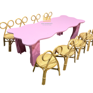 Sillas Infantiles de Ratán Hechas a Mano, Asientos para Fiestas de Cumpleaños y Eventos, Muebles Infantiles de Mimbre Natural, Proveedor con Ofertas Especiales - Product Image 1