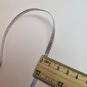 4mm Gift Packing <b>Ribbon</b> Nylon Metal <b>Wire</b> Glitter Silvery <b>Ribbons</b> Decor Gold and Silver Metallic Band for Decoration Festival - Product Image 5