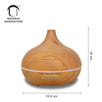 Vente en gros Diffuseur d'arômes électrique à grand volume Zen Home 300ml en forme de brun ABS + PP à bas prix