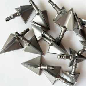 Têtes de tir à l'arc en acier inoxydable 100gr pointes à tête large pointes de flèches pour la chasse boulons d'arbalète - Product Image 4
