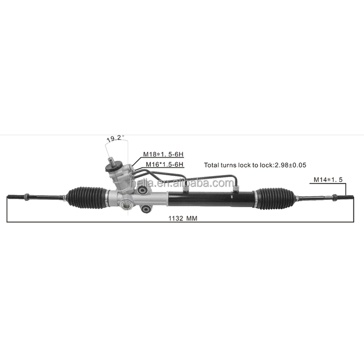 Auto Power Steering Gear Rack For Chevrolet Optra 96442387 