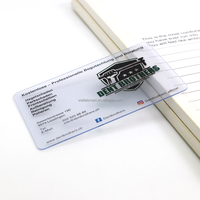 Carte de visite transparente en PVC de luxe personnalisée de haute qualité, imprimée, étanche, avec puce NFC RFID EM4305 pour l'adhésion