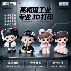 บริการพิมพ์ 3 มิติ ตัวละครอนิเมะ Xuli แบบเต็มสี รับทำโมเดลตามสั่ง - Product Image 4