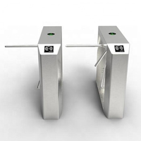 Portique de Contrôle d'Accès Automatique Lecteur de Code QR Sécurité Intelligent Mécanisme de Tourniquet Tripode