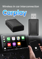 Convertidor Inalámbrico CarPlay de Alta Velocidad, Transforma Fácilmente de Cableado a Inalámbrico con Chipset V821, Adaptador Android Auto