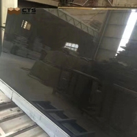 Sceaux chinois en granit, 1 pièce, vernis noir, galaxie, tailles découpées pour la décoration en extérieur
