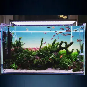 물고기 탱크 백라이트 수족관 장식 Led 램프 Rgb 조명 패널 화면