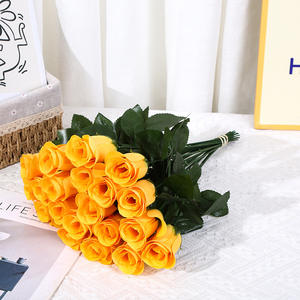 सबसे ज्यादा बिकने वाली उच्च-अंत हस्तनिर्मित कृत्रिम गुलाब गुलदस्ता शादी घर और वैलेंटाइन के दिन सजावट के लिए - Product Image 3
