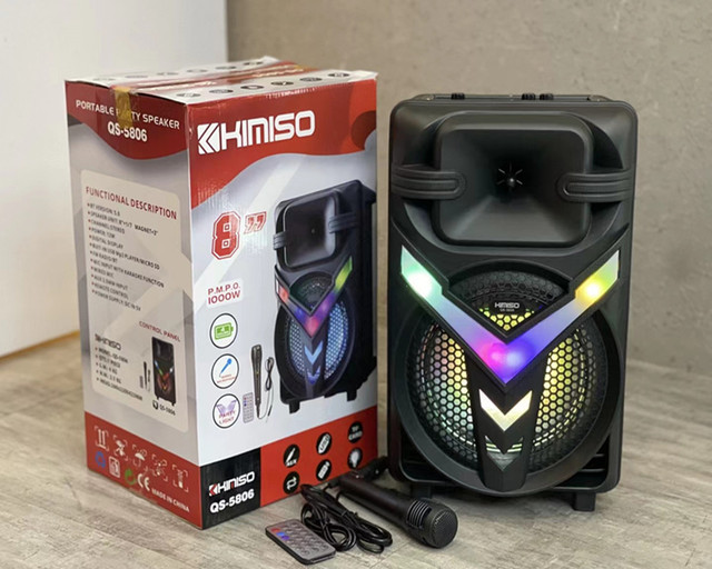 Factory Direct Sales KIMISO High-power Outdoor Portable for 5.0 Plastic Speaker for Home Karaoke and square Dancing