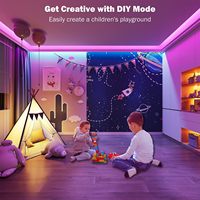 10M 20M DC24V WS2811 Tira de LED 120Leds/M Tira de luz Led que fluye con agua corriente con controlador de panel táctil
