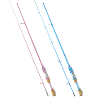 Canne à pêche Sakurablade 1,5m/1,68m/1,8m ultra légère en carbone, action lente moyenne, manche en bois, pour la pêche en eau salée/océanique/rocheuse (0,75m-0,9m)