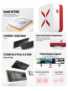 Firebat Nuevo T3 Modelo Intel N150 12GB + 512GB Mini PC portátil Sistema Win11 Mini PC para uso doméstico y de oficina - Product Image 3