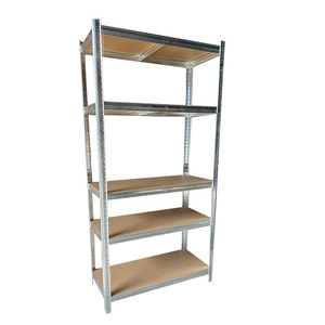 Galvanized <b>Shelving</b> Unit Five Layers Adjustable <b>Storage</b> Rack For Garage Standing Type Carbon Steel Rectangle - Product Image 2
