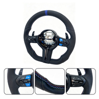 Volant sport en cuir pleine fleur de haute qualité avec boutons bleus M1M2 pour BMW M3 F82 M2 F87 F30 F10 F32 F36