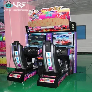 Крытый развлекательный центр с монетоприемным управлением, быстрый и яростный аркадный гоночный автомобиль для 2 игроков, игровой автомат, симулятор заводская цена