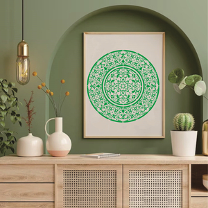 Grand <span class=keywords><strong>pochoir</strong></span> d'art mural <span class=keywords><strong>Mandala</strong></span> (15.7x15.7 pouces)-Pochoirs <span class=keywords><strong>Mandala</strong></span> pour meubles, murs, sols-Mandalas pour bricolage et décoration intérieure - Product Image 3