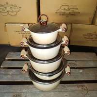 Ensemble de 10 casseroles de cuisine en alliage d'aluminium pour la fête à la maison