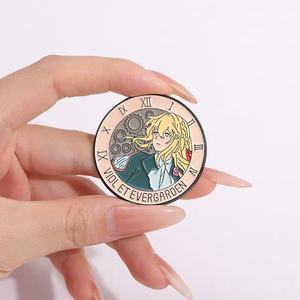 Viola <span class=keywords><strong>Evergarden</strong></span> Anime ragazza squisita distintivo di metallo per la festa nazionale di natale decorazioni di Halloween a mano fata Pin per i fan - Product Image 4