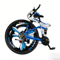 Vélo VTT 26 Pouces / Vélos 29 Pouces Tout Suspendu Pliant en Alliage d'Aluminium, Vélo de Montagne Homme Pas Cher 27.5 29er, Bicicleta en Promotion