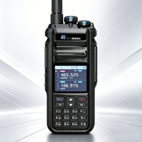 Radio bidirectionnelle étanche haute puissance 10W, portée de communication 10 km, radio UHF VHF portable