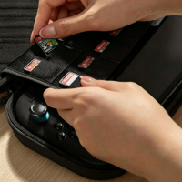 Étui de console de jeu Switch portable anti-poussière en EVA avec sangle de poignet réglable, logo personnalisé accepté