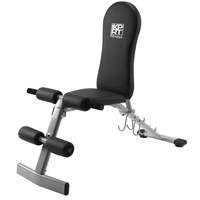 Banc de musculation portable et réglable Excel avec support pour haltères, équipement de gym à domicile pour les exercices de développé couché et l'entraînement avec haltères
