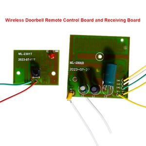 แผงควบคุมระยะไกลและแผง<span class=keywords><strong>วงจร</strong></span>รับสัญญาณออดไร้สาย PCB - Product Image 1