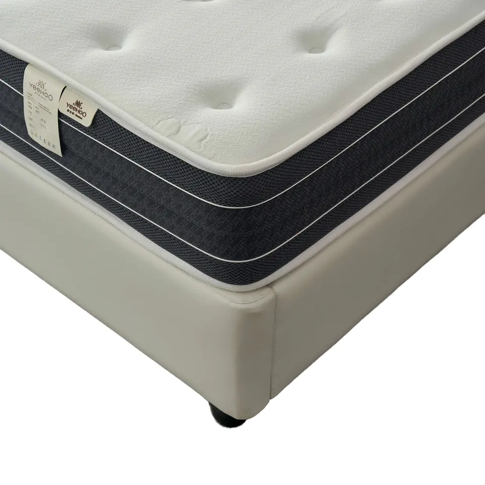 Modern Queen Mattress Spring Bedroom Mattress with Memory Cotton Natural Latex Cooled Hotel Personal Bag for Home Hospital Use