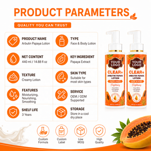 <span class=keywords><strong>Lotion</strong></span> pour le corps hydratante et éclaircissante à l'arbutine et à <span class=keywords><strong>la</strong></span> papaye pour un effet éclaircissant et unifié sur tous les types de peau - Product Image 2