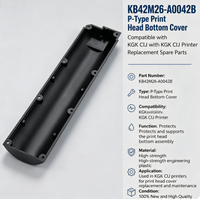 Couverture inférieure de tête d'impression de type P KB42M26-A0042B compatible avec les pièces de rechange pour imprimante CIJ KGK