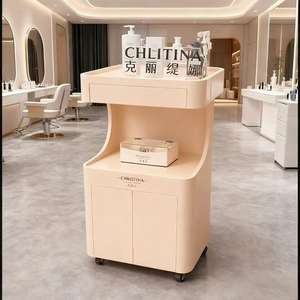 Chariot de Barbier Moderne Haut de Gamme en Plastique 2026, Portable, à 4 Roues, Multifonctionnel, Chariot de Rangement Durable pour Salon et Pédicure - Product Image 5