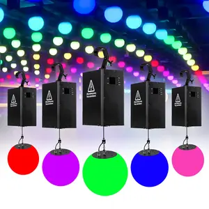 RGB Bolas Cinéticas LED Projetores DMX Motor Controlado palco DJ Discoteca Club Iluminação Soluções de boate RGB Motores Cinéticos Fio