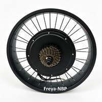 Kit Sepeda Listrik 20/26x4.0 inci 48-72V2000W 170/19mm Roda Fat Bike Direct Drive 45A UKC1+ Motor Hub Belakang Kit Konversi Sepeda Listrik
