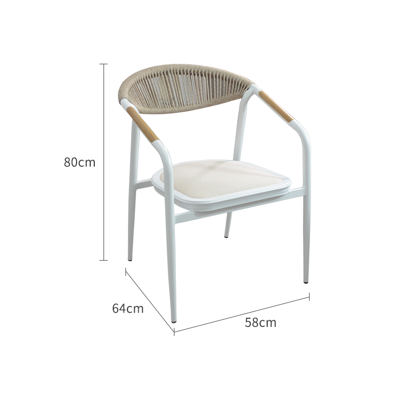 เก้าอี้ฮากิโน่-สีขาว