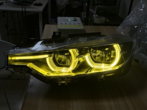 Feux avant CCTC Retrofit F30 LCI LED blanc jaune double couleur Plug and Play pour <span class=keywords><strong>BMW</strong></span> Série <span class=keywords><strong>3</strong></span> F30 F31 F35 2013-2018 - Product Image 5