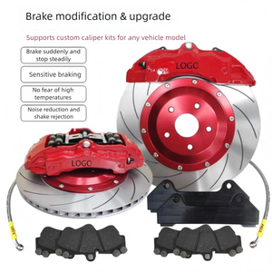 Kit d'étriers de frein à <span class=keywords><strong>4</strong></span>/6 pistons, rotor 2 pièces pour Volkswagen <span class=keywords><strong>Golf</strong></span> 8/GTI <span class=keywords><strong>R32</strong></span>/R R36 R400 <span class=keywords><strong>Golf</strong></span> R, ensemble d'étriers de frein - Product Image 4