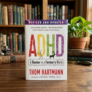 ADHD: Un cazador en un mundo de agricultores, libro en tapa blanda de Thom Hartmann, libro de autoayuda y psicología sobre TDAH, libro de psicología educativa - Product Image 1