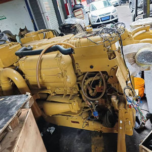 การประกอบเครื่องยนต์ดีเซล C18มอเตอร์เครื่องยนต์ทางทะเลที่สมบูรณ์มีความจุ550 kVA สำหรับเครื่องกำเนิดไฟฟ้าหนอนผีเสื้อ - Product Image 1