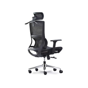Silla de Oficina Ejecutiva Bosun <span class=keywords><strong>BSMD</strong></span>-2157A Moderna y Ergonómica, Respaldo Alto de Tela y Malla, Negra, Ajustable en Altura, Giratoria y Convertible - Product Image 3