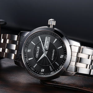 Montres de luxe sport et affaires, étanches, design couple, bracelet en acier inoxydable, alliage, verre à quartz, aiguilles, directement de l'usine - Product Image 4