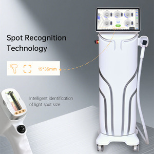 Appareil d'épilation au laser à <span class=keywords><strong>diode</strong></span> portable 808 nm avec analyse de la peau par IA, épilation rapide et indolore, certifié CE - Product Image 1