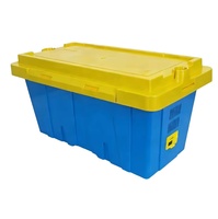 Neue hochwertige Menger Bee 5-Rahmen-Mehrzweck-Kunststoff-Bienenstockbox mit hellblauem Deckel für Königinnen-Bienenkörbchen, kommerzielle Imkerei 1