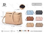 Borsa a Tracolla da Donna in Microfibra, Pelle Sintetica, Chiusura con Cerniera, per Tutte le Stagioni, Tinta Unita, Tracolla Singola - Product Image 1