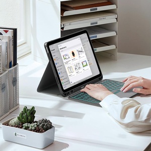 Funda con Teclado Inalámbrico para iPad 11.ª Generación 2025 A16 y 10.ª Generación 2022, Tableta de 10.9 Pulgadas, Teclado con Panel Táctil Retroiluminado - Product Image 6