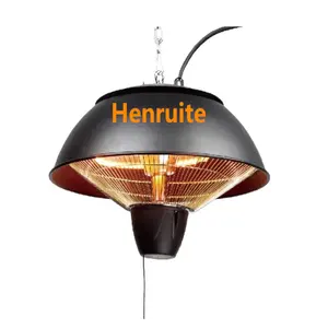 High Quality 1500W Indoor And Outdoor Electric Industrial Infrared Ceiling Hanging Heater with Pull Cord Switch