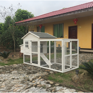 โรงเรือนเลี้ยงไก่ SHUNDA SDC017 รุ่นหรูหรา สร้างจากไม้เป็นมิตรกับสิ่งแวดล้อม รูปทรงสี่เหลี่ยมผืนผ้า ประตูเลื่อนแนวนอน สำหรับใช้งานกลางแจ้ง - Product Image 4