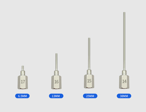 Tùy chỉnh khác nhau thông số kỹ thuật 6.5mm 13mm 25mm 38mm M5 chủ đề nội bộ thép không gỉ pha chế kim - Product Image 5